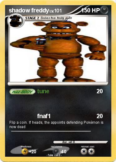 Pokemon shadow freddy