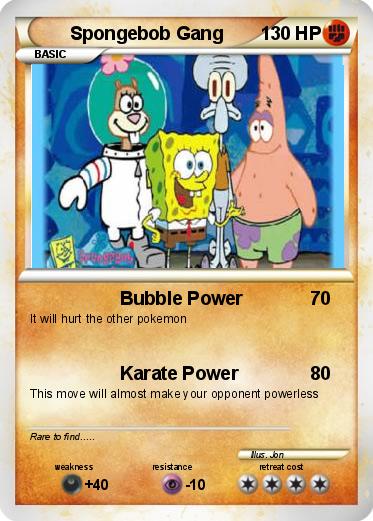 Pokemon Spongebob Gang
