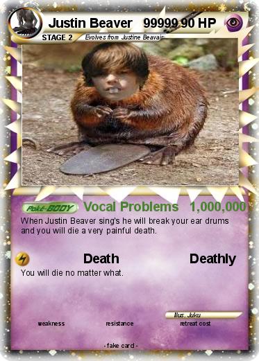 Pokemon Justin Beaver   99999