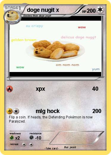 Pokemon doge nugit x