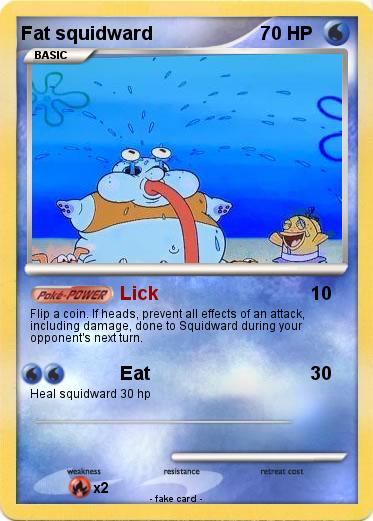 Pokemon Fat squidward