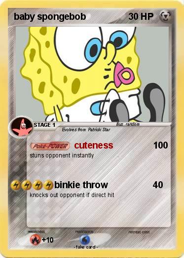 Pokemon baby spongebob