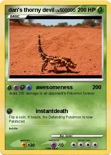 Pokemon dan's thorny devil