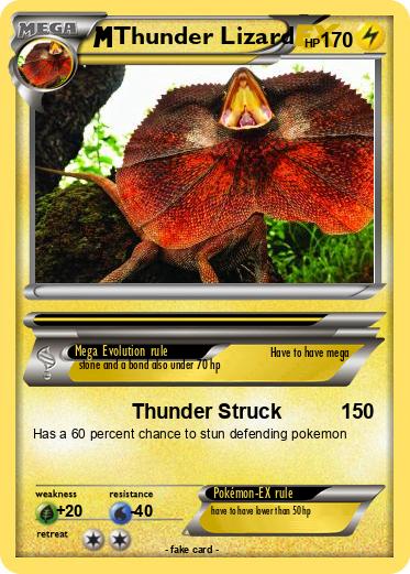 Pokemon Thunder Lizard
