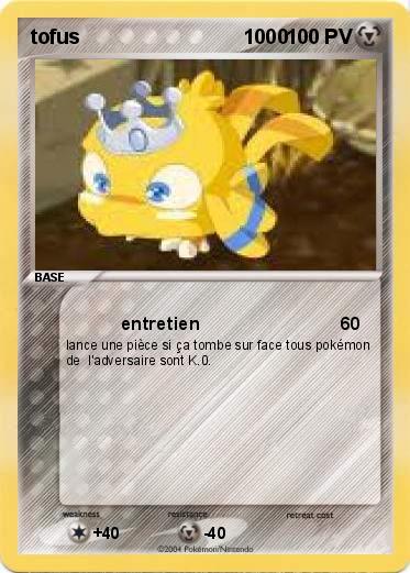 Pokemon tofus                             1000   
