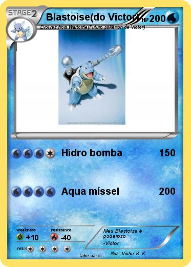 Pokemon Blastoise(do Victor)