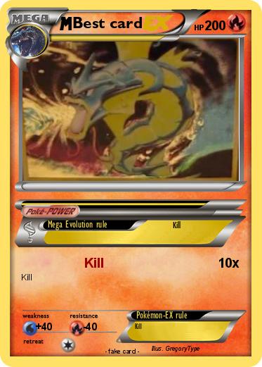 Pokemon Best card