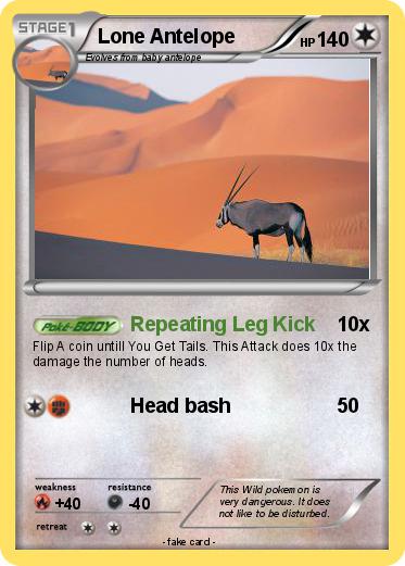 Pokemon Lone Antelope