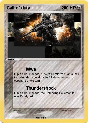 Pokemon Call of duty