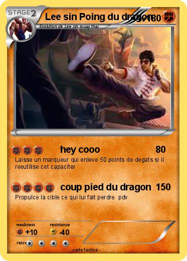 Pokemon Lee sin Poing du dragon