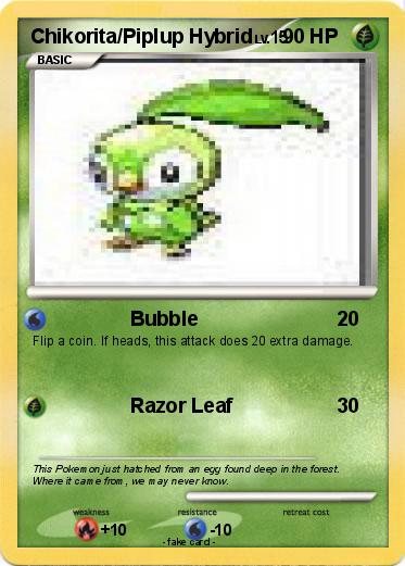 Pokemon Chikorita/Piplup Hybrid