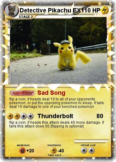 Pokemon Detective Pikachu EX