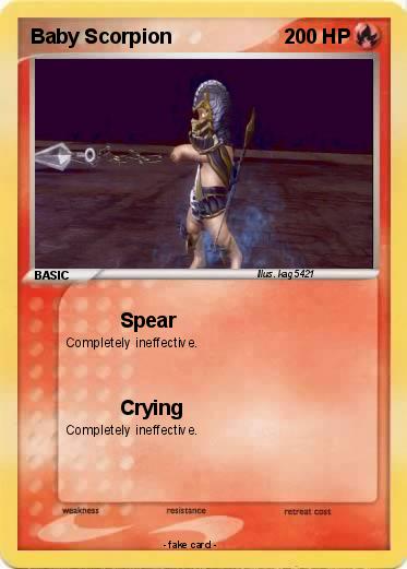 Pokemon Baby Scorpion