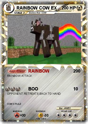 Pokemon RAINBOW COW EX