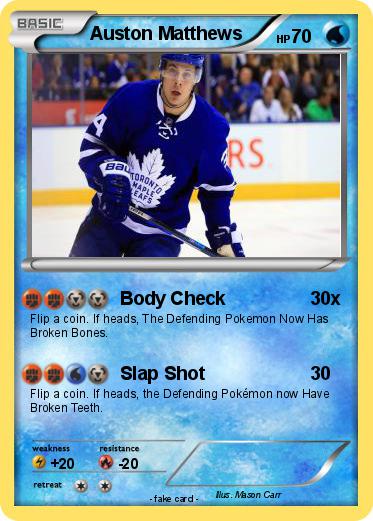 Pokemon Auston Matthews