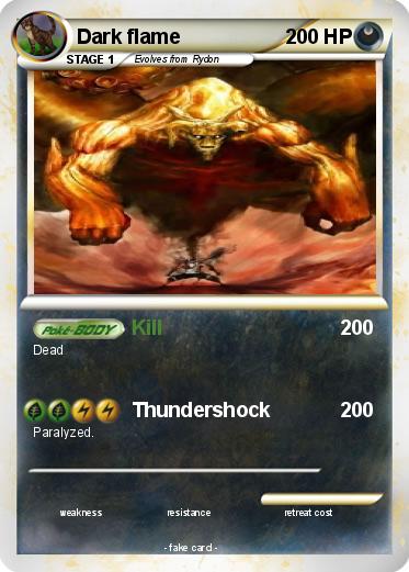 Pokemon Dark flame
