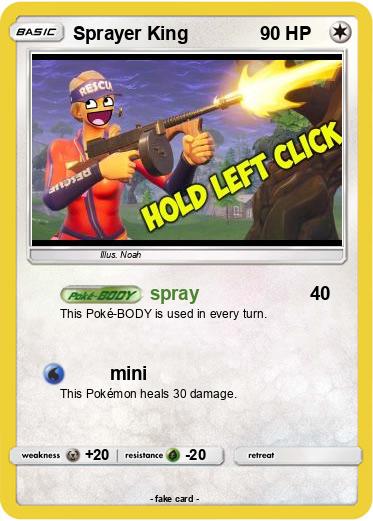 Pokemon Sprayer King