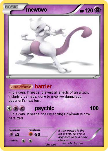 Pokemon mewtwo