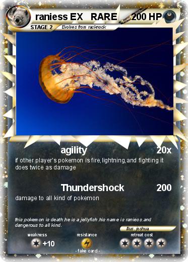 Pokemon raniess EX   RARE