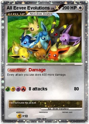Pokemon All Eevee Evolutions