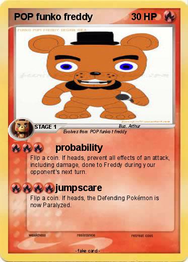 Pokemon POP funko freddy