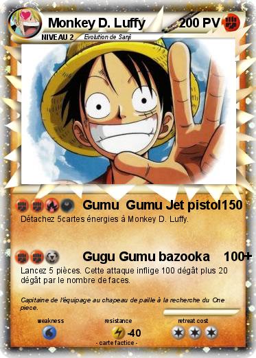 Pokemon Monkey D. Luffy