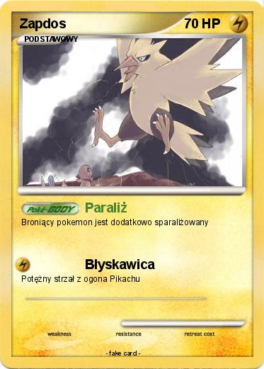 Pokemon Zapdos