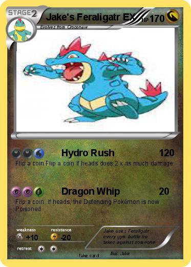 Pokemon Jake's Feraligatr EX