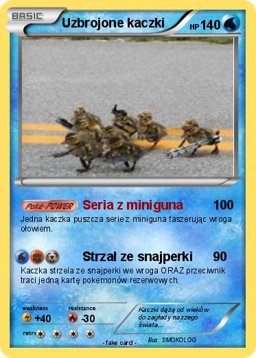 Pokemon Uzbrojone kaczki