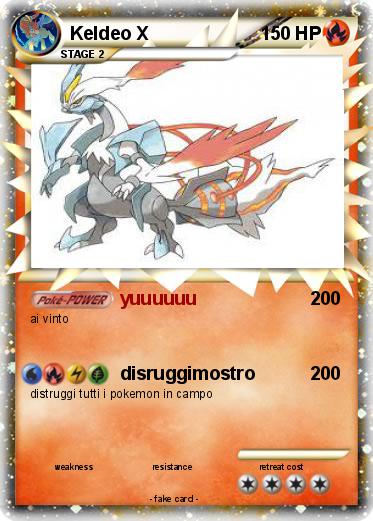 Pokemon Keldeo X