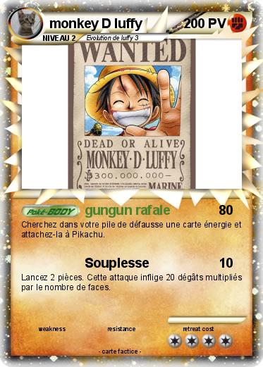 Pokemon monkey D luffy