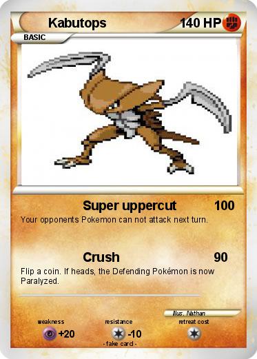 Pokemon Kabutops