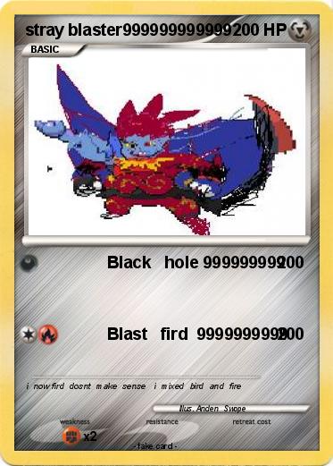 Pokemon stray blaster999999999999