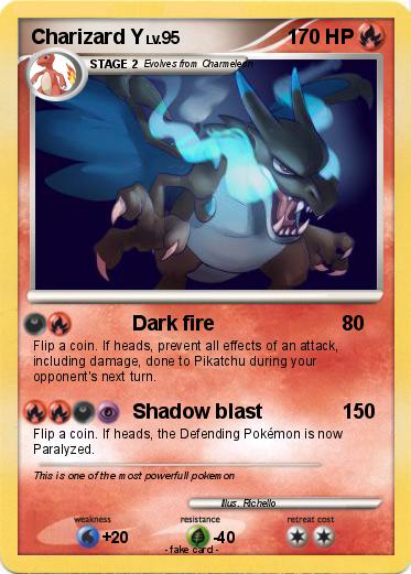 Pokemon Charizard Y