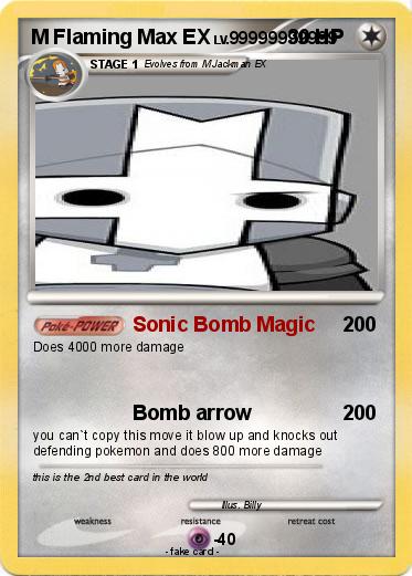 Pokemon M Flaming Max EX