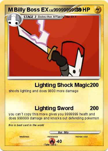 Pokemon M Billy Boss EX