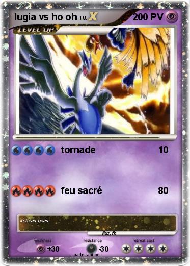 Pokemon lugia vs ho oh