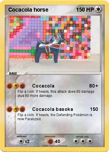 Pokemon Cocacola horse