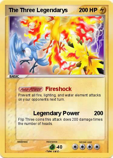 Pokemon The Three Legendarys