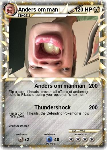 Pokemon Anders om man