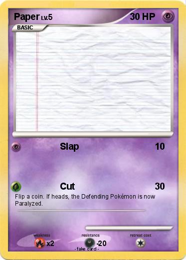 Pokemon Paper