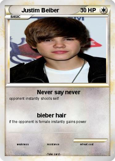Pokemon Justim Beiber