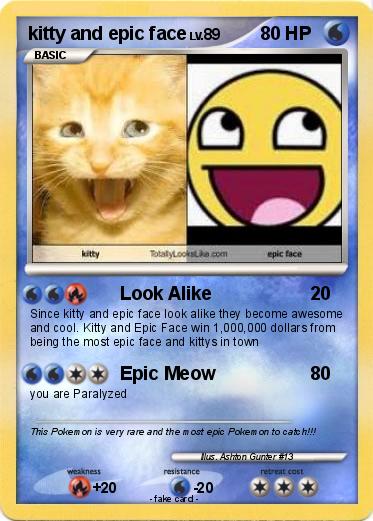 Pokemon kitty and epic face