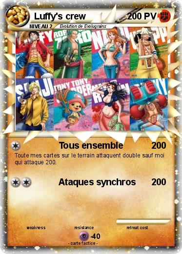 Pokemon Luffy's crew