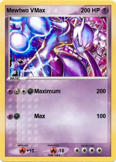 Pokemon Mewtwo VMax