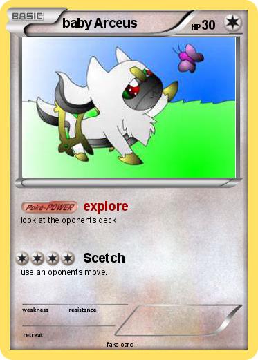 Pokemon baby Arceus