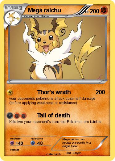 Pokemon Mega raichu