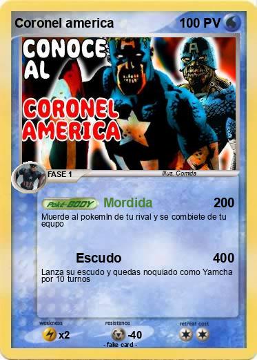 Pokemon Coronel america