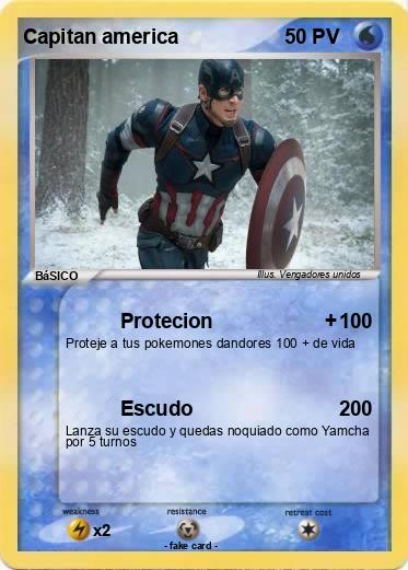 Pokemon Capitan america