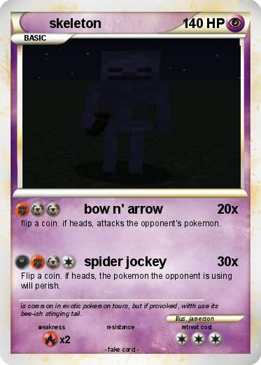 Pokemon skeleton